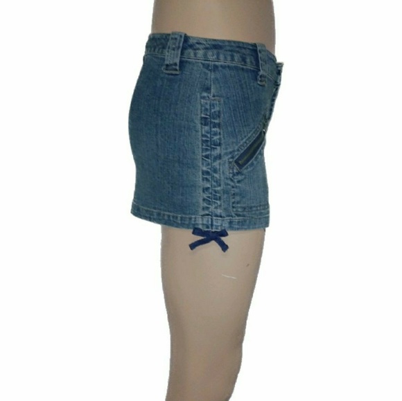 T'oui Blue Jean Mini Skirt - Picture 3 of 5